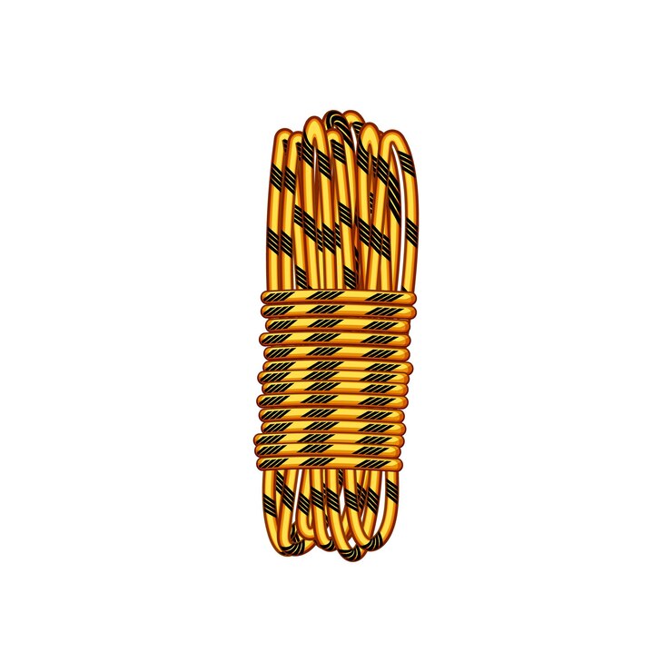 Vector loop cord rope cartoon vector illustration