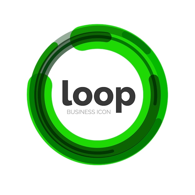 Loop infinity business icon