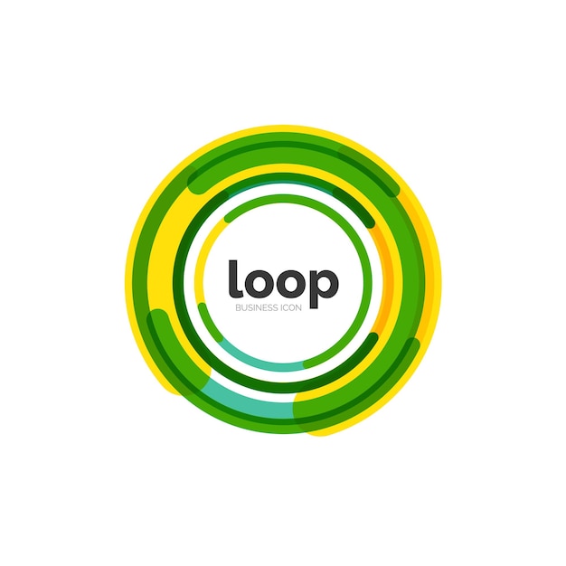 Loop oneindig bedrijfspictogram