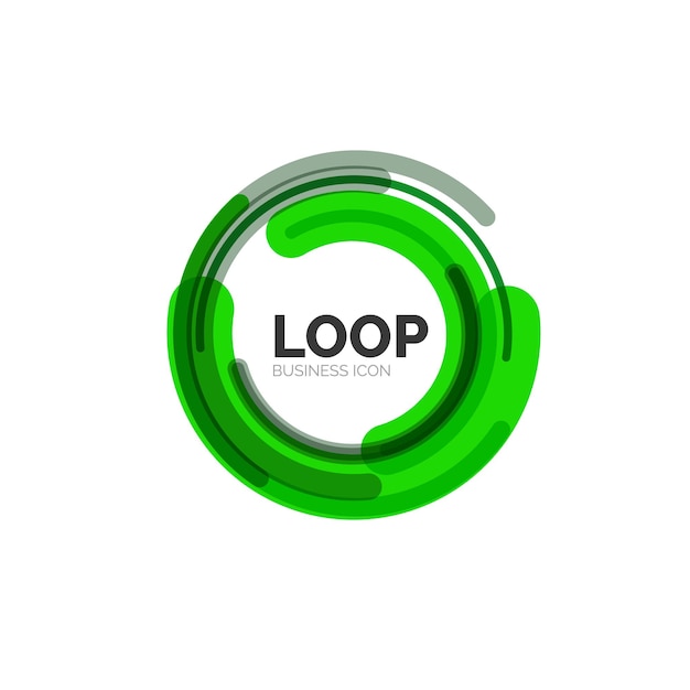 Loop oneindig bedrijfspictogram