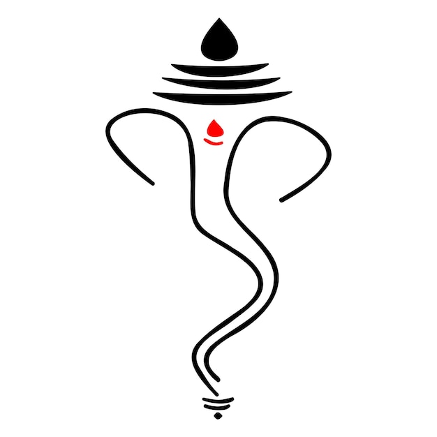 Lord Ganesha clipart symbol