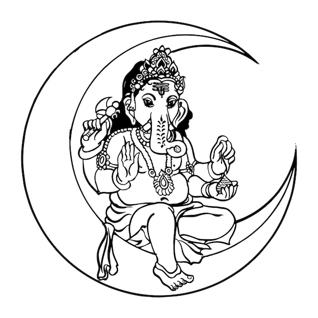 Lord Ganesha clipart symbool