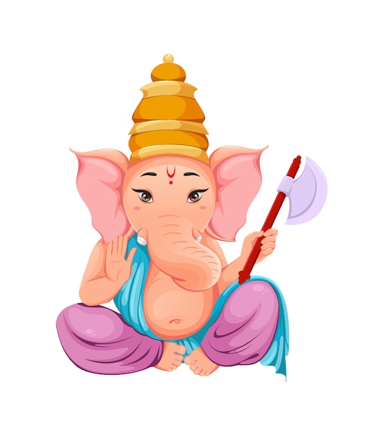 Vector lord ganesha, ganpati idol