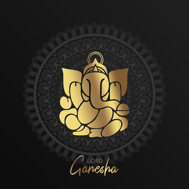 Vector lord ganesha vector