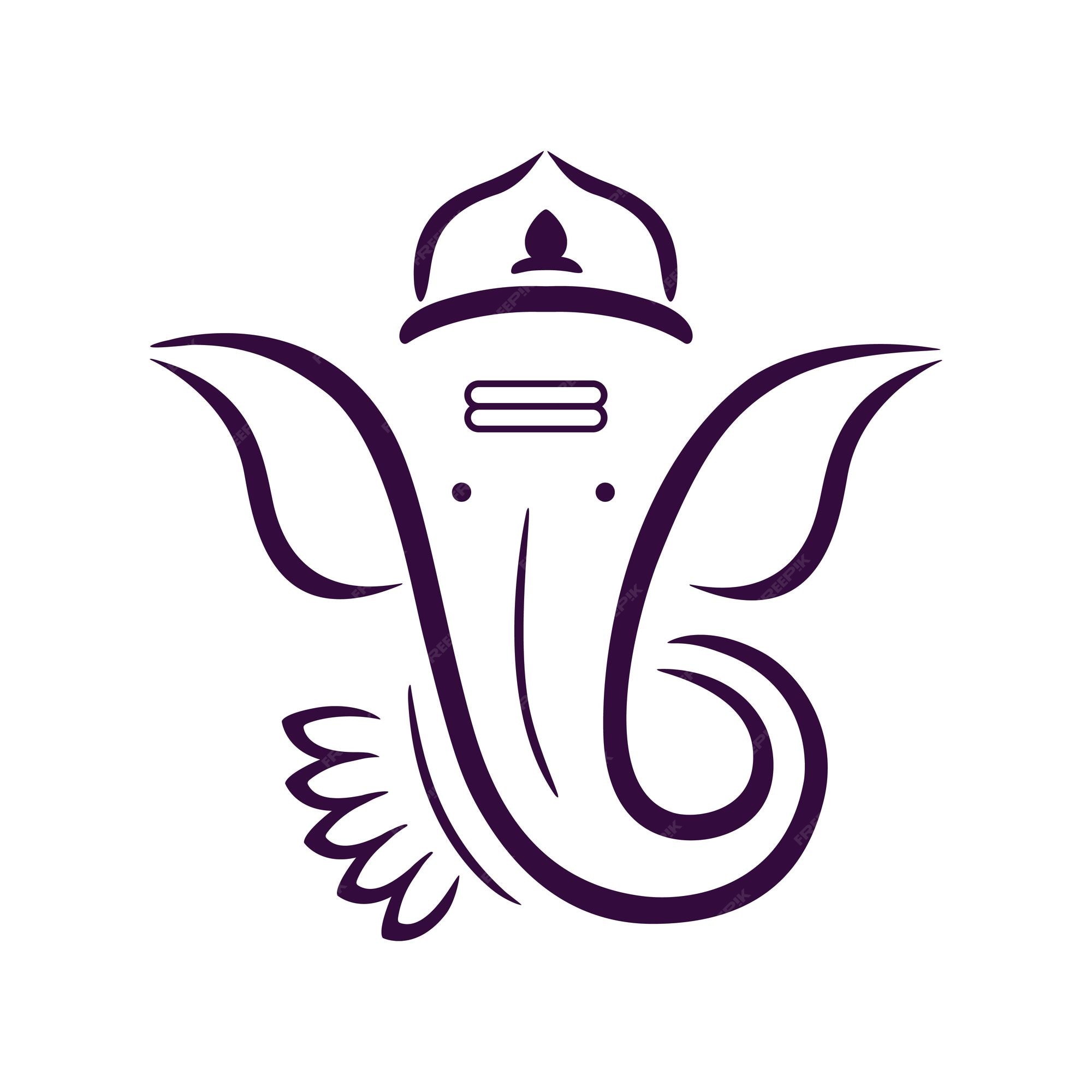 premium-vector-lord-ganpati-logo-for-happy-ganesh-chaturthi-festival