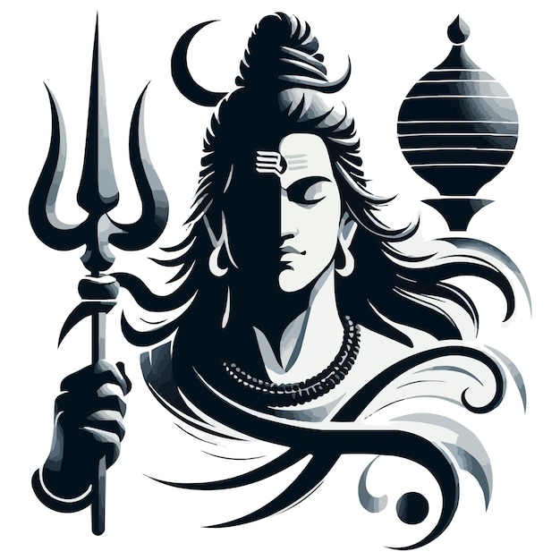 Lord Mahadev shiv vector