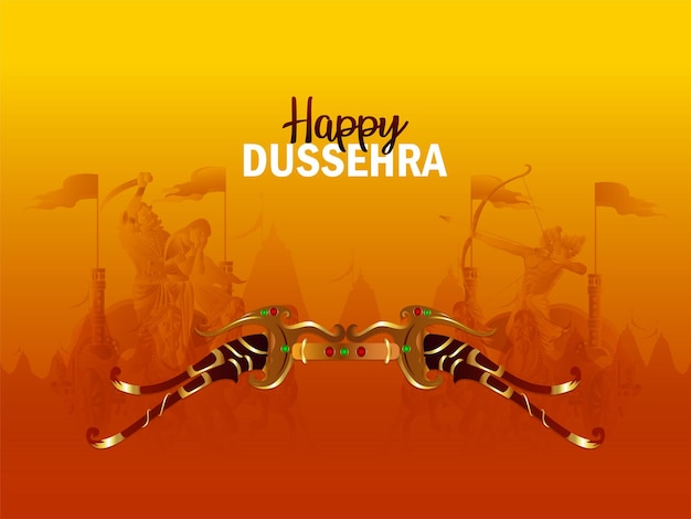 Lord rama killing ravana for happy dussehra