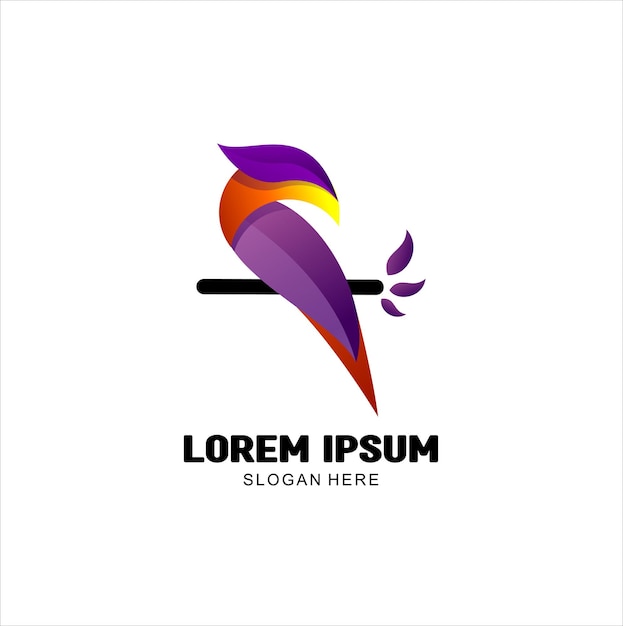 Lorem ipsum logo design colorful gradient