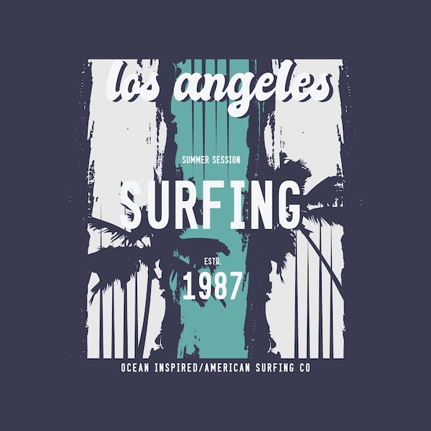 Los Angeles illustratie typografie. perfect voor het ontwerpen van t-shirts