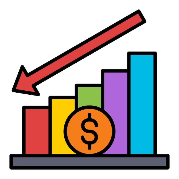 Loss Chart Icon