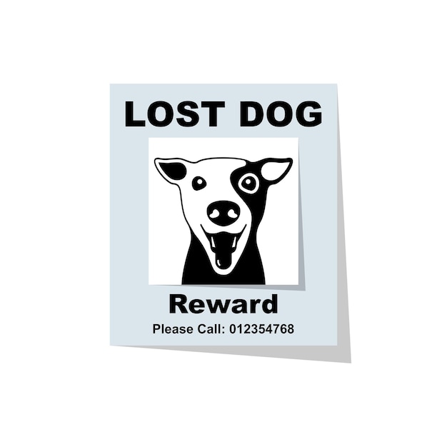 premium-vector-lost-dog-reward-for-the-find-missing-poster