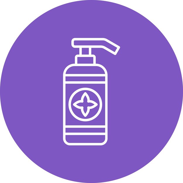 ローションアイコンのベクトル画像はヘアサロンで使用できます