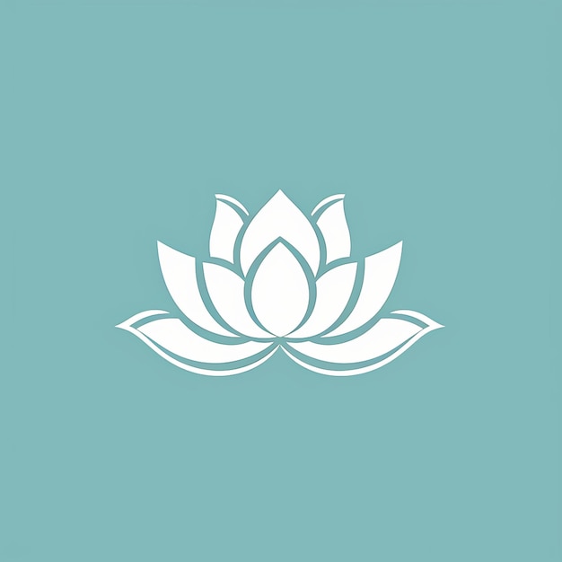 Vettore lotus flower bloom petal plant beauty nature zen meditazione pace serenità yoga simbolo logo