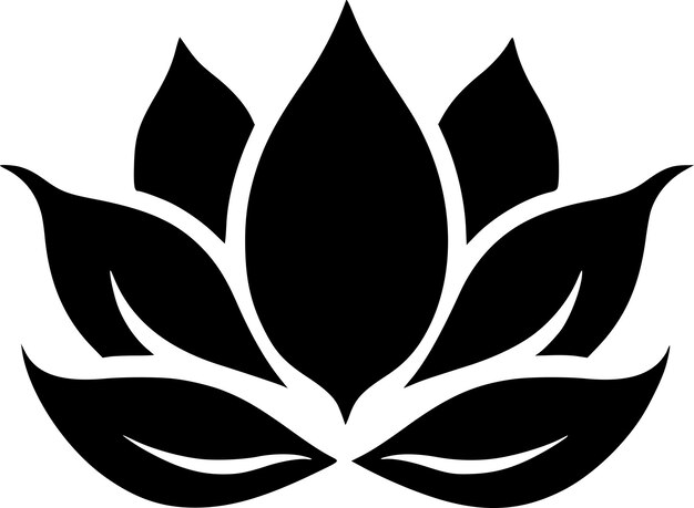 Vector lotus flower high quality vector logo vector illustration ideal for tshirt graphic