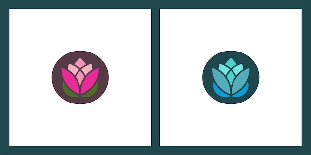 Дизайн логотипа Lotus Flower