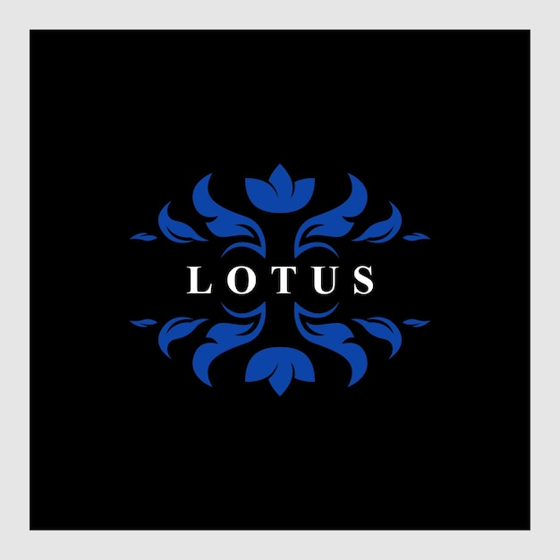 Lotus Flower Logo Template.Lotus Logo en Fashion logo Vector Design Template.