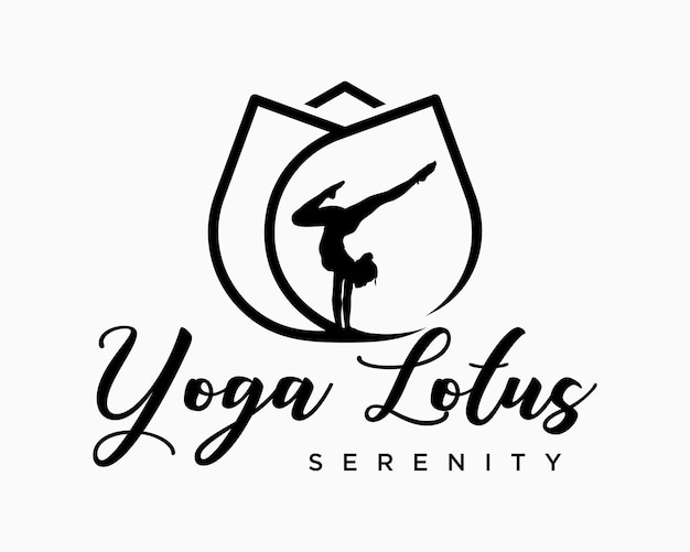 Lotus flower nature organic petal wellness beautiful brand symbol spa yoga gymnastic design vector