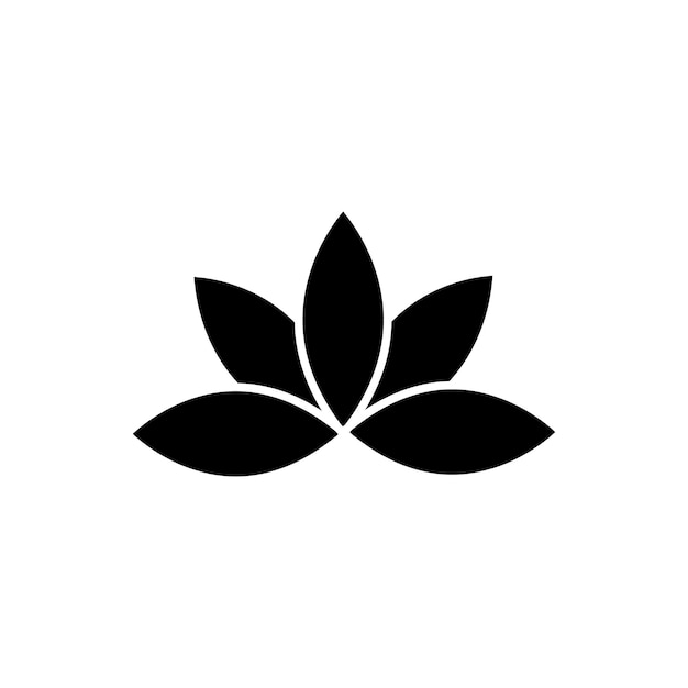 Lotus icon vector logo template