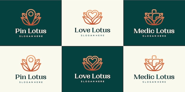 Lotus-logo-combinatie instellen