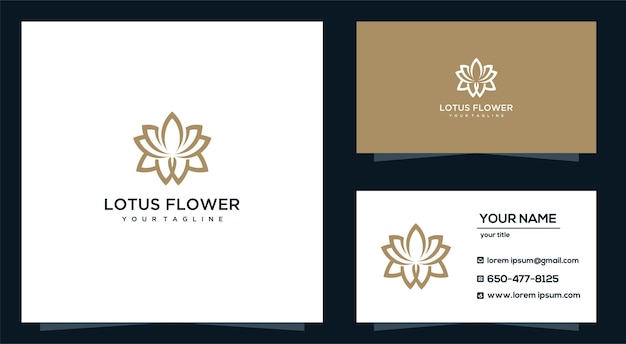 Lotus logo ontwerp tempel