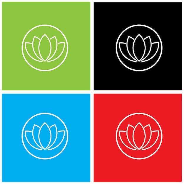 lotus logo ontwerpsjabloon