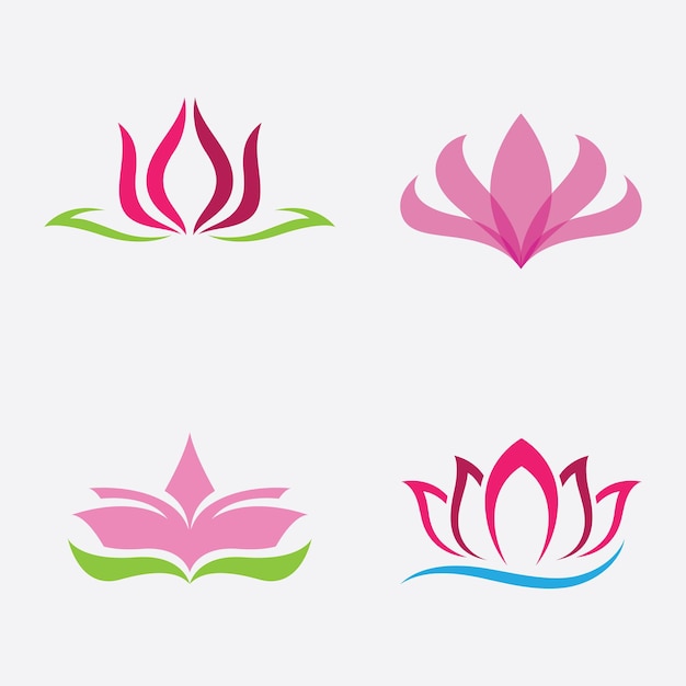 Lotus Logo Pictogram Vectorillustratie