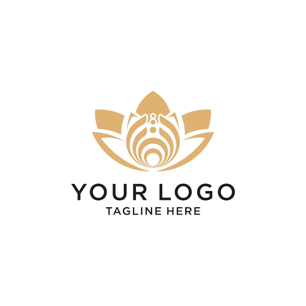 Векторный дизайн логотипа Lotus премиум-класса