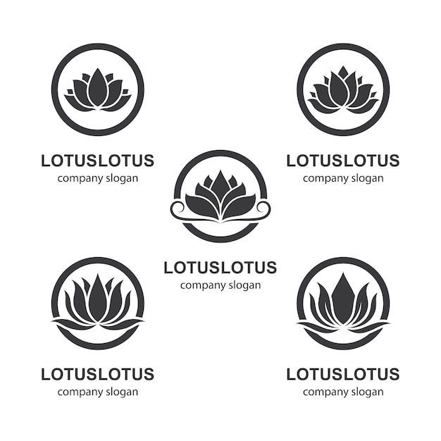 Lotus logo template  