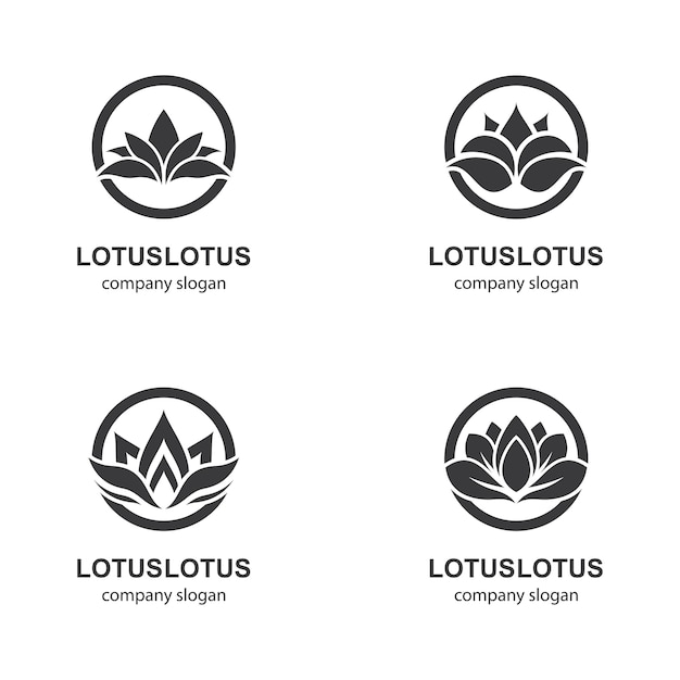 Lotus logo template  