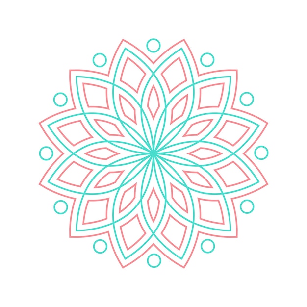 Lotus logo wellness health design illustration