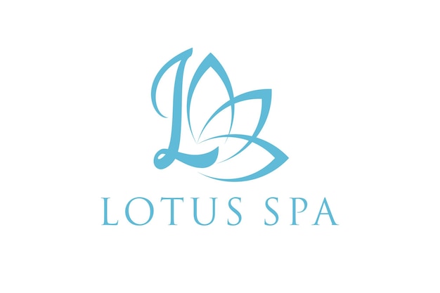 Lotusbloem logo ontwerp inspiratie