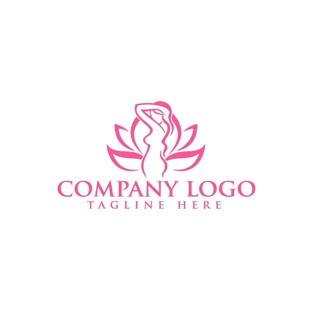 Lotusbloem logo ontwerp inspiratie