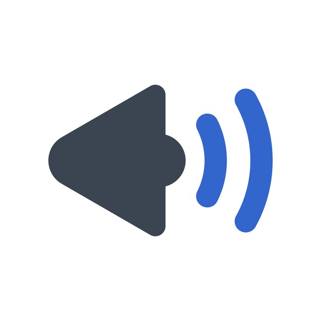 音量を高くするアイコン