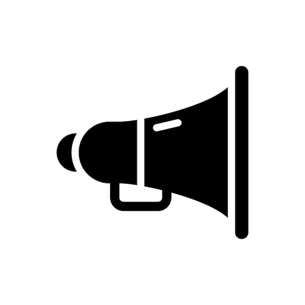 Loudspeaker icon Megaphone icon