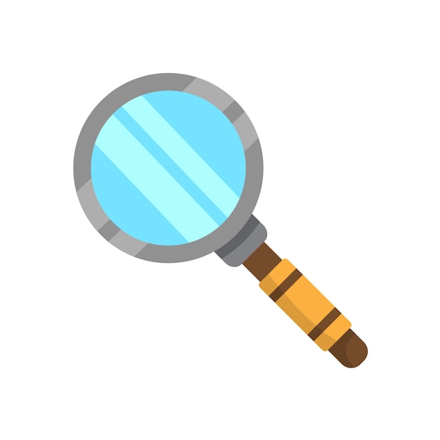 Loupe icon illustration Vector design