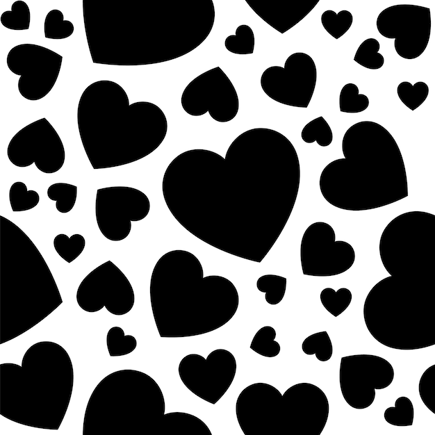 Love background with hearts