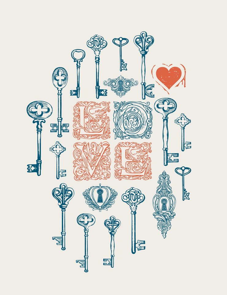 Vector love banner