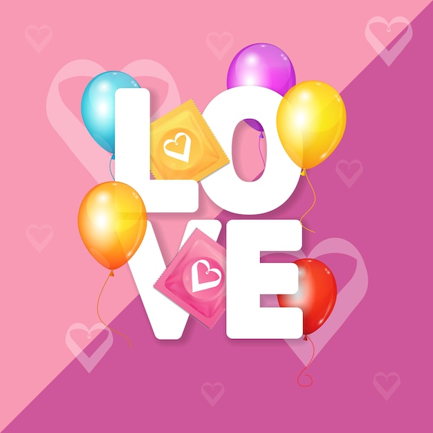 Love Card Concept Vector