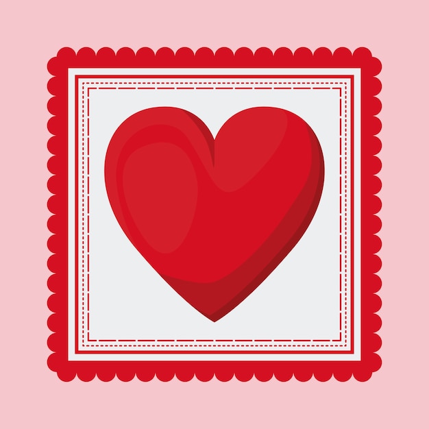 Amore design della carta