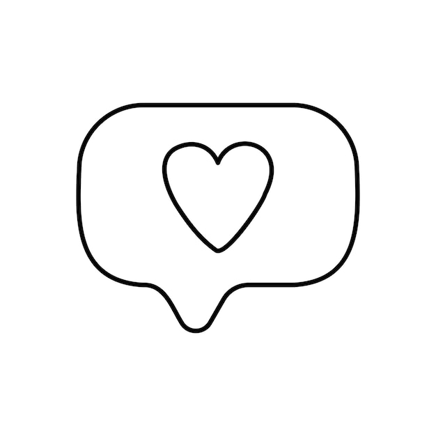 Love chat icon. vector symbol for e-dating, online dating, sexting, love texting, sms, romance, vale