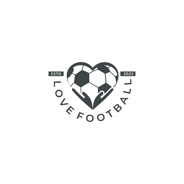 Amo il design del logo del calcio per il torneo