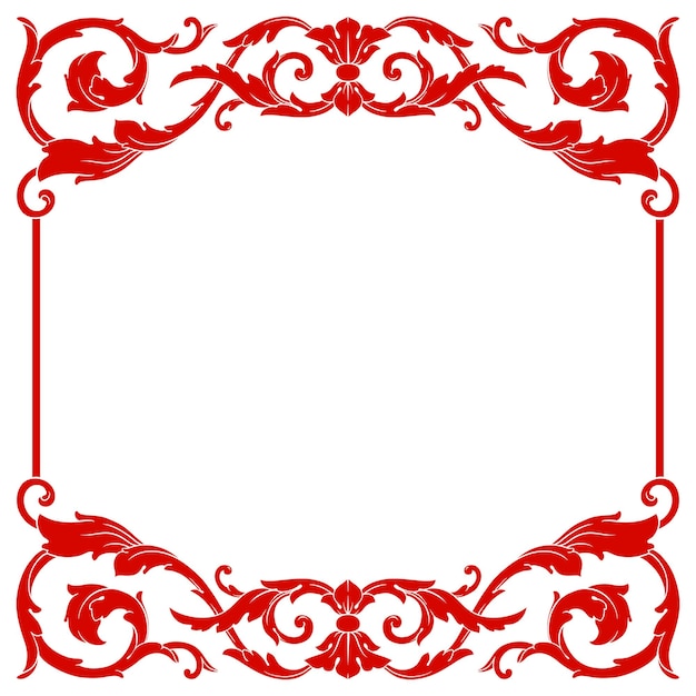 Vettore love frame giorno di san valentino ornamento linea donne giorno delle madri ornamento border