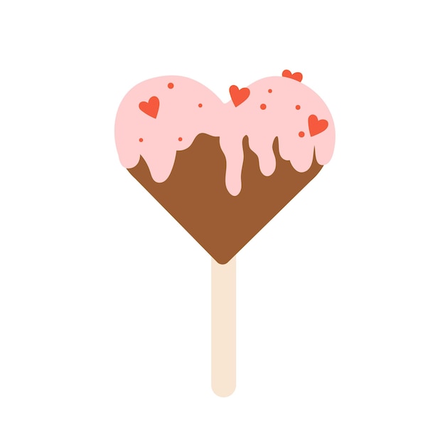 Love heart ice cream