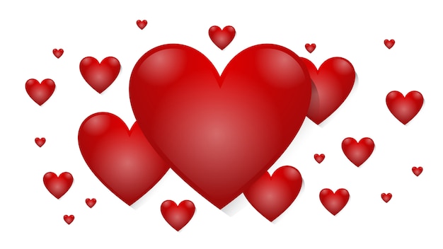 Amore cuore rosso san valentino romanticismo