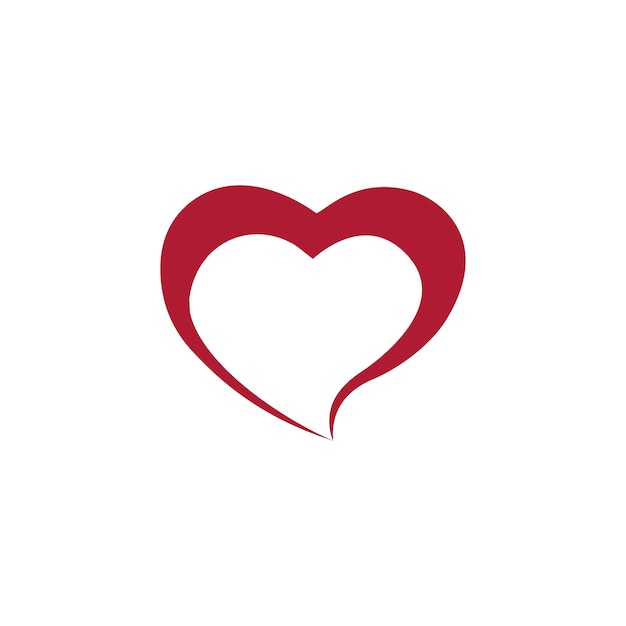 Love heart vector illustration