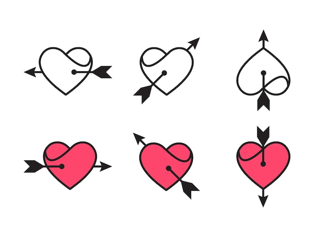love icon design concept