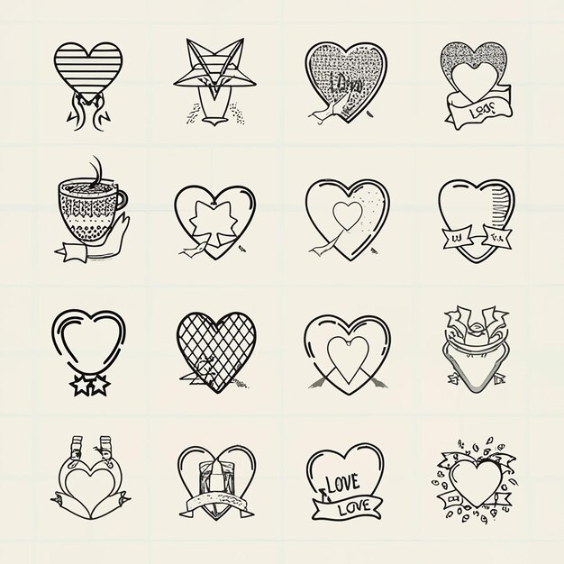 Love icon design vector