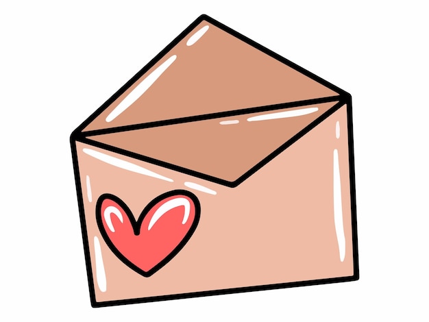 Love Letter with Heart Icon