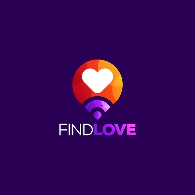 Love logo design vector illustration