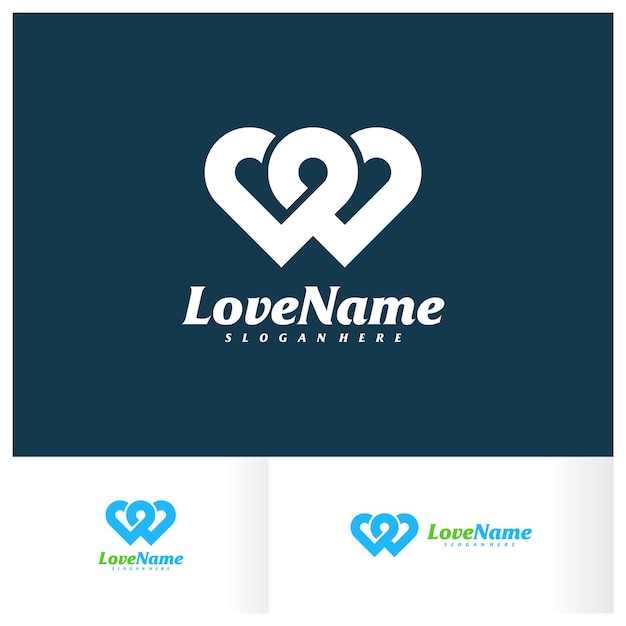 Love logo design vector template Creative Love logo concepts illustration